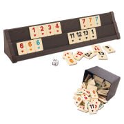 Star Vip Ahşap Okey Takımı - Koyu renk
