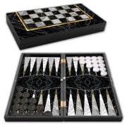 Star Platin Tavla Mermer Desen