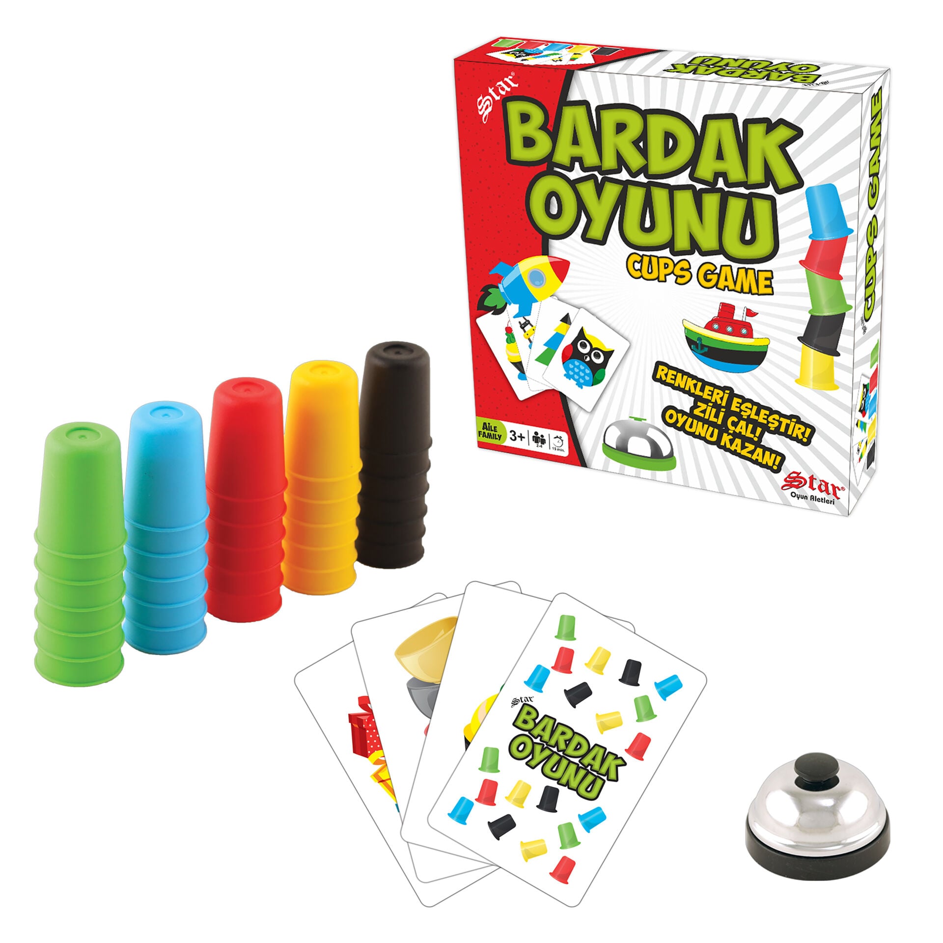Star Bardak Oyunu - Okul Öncesi Eğitici & Eğlenceli Zeka Oyunu